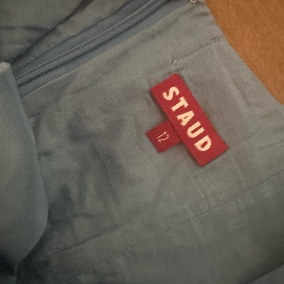 Staud Wells Mini Dress in Blue Size 12- New - Picture 6 of 7